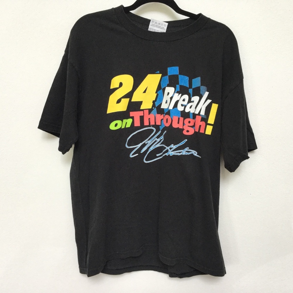 Jeff Gordon Racing Tee 24 Break on Through Black